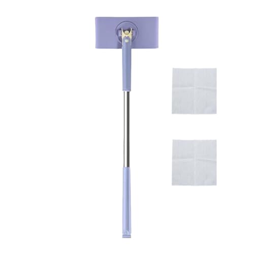 Fregona de baño, fregona portátil | Fregona plana de cambio automático de tela,Fregona ligera para pisos de madera dura, juego de fregona de limpieza reutilizable para