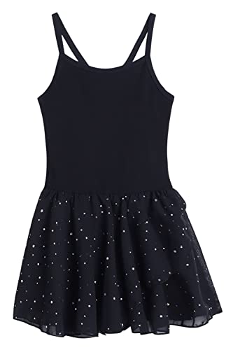 EQSJIU Toddler Ballet Leotard for Girls Camisole Solid Leotards Dance Skirts Kids Ballerina Dress...