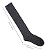 Dxhycc 3 Pairs Girls Knee High Socks Soft Cotton School Uniform Dress Socks Long Over The Knee, Dark Grey