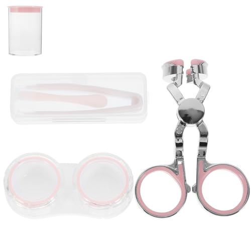 PAMINGONO Strumento di Rimozione delle Lenti a Contatto Bastoncino di Aspirazione e Pinzetta, Set Piccolo per Applicazione Semplice e Sicura, Accessorio Igienico per Lenti a Contatto