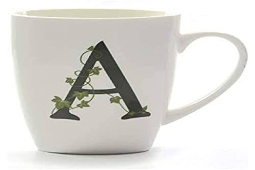 La Porcellana Bianca - Tazza Lettera A, Bianco