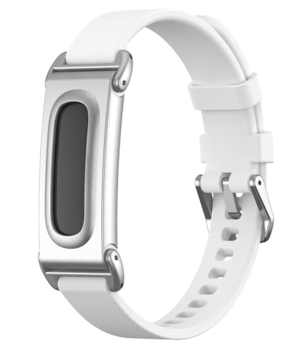 [ULIGADUO] Fitbit Air�p�����E�H�b�`�o���h+�t���[�� �V���R�����o���h (�z���C�g)