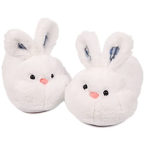 Caramella Bubble Cute Bunny Animal Slipper for women Adult Fuzzy Warm House Slippers Novelty Fluffy Home Shoes Ladies Winter Slippers Indoor Outdoor