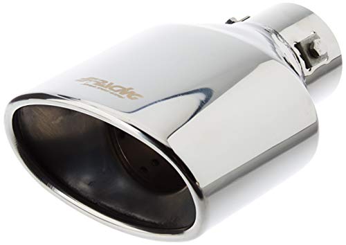 Simoni Racing enjoliveur d'échappement Ovale INOX - 135x85xL185mm - Montage ->60mm Cover