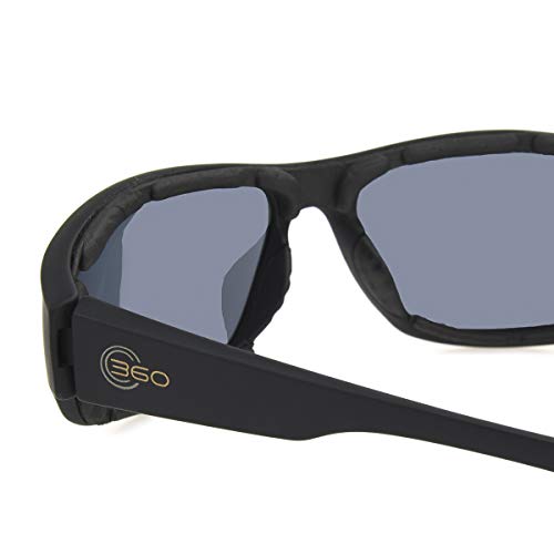 Dioptics Solar Comfort Grumme Sport Sunglasses Polarized Wrap, Black, 54 mm2