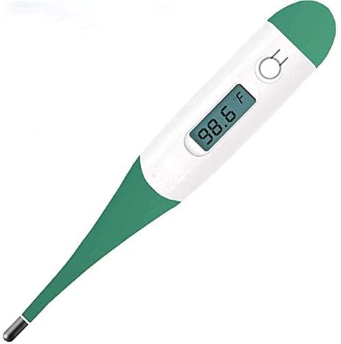 Digital Thermometer, Vabogu Thermometer Soft Head Liquid LCD Digital Thermometer,Accurate and Fast Reading Fever Temperature Measurement Tool for Kid and Adult (Green) Digital Thermometer, Vabogu Thermometer Soft Head Liquid LCD Digital Thermometer,Accurate and Fast Reading Fever Temperature Measurement Tool for Kid and Adult (Green)