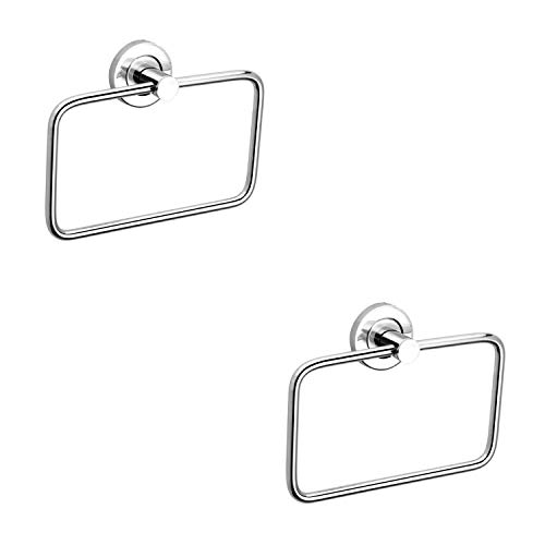 Ocko Stainless Steel Chrome Finished Rectangular Towel Holder/Napkin Ring (Silver, Pack of 2) (B089HDCCTR) Amazon Price History, Amazon Price Tracker