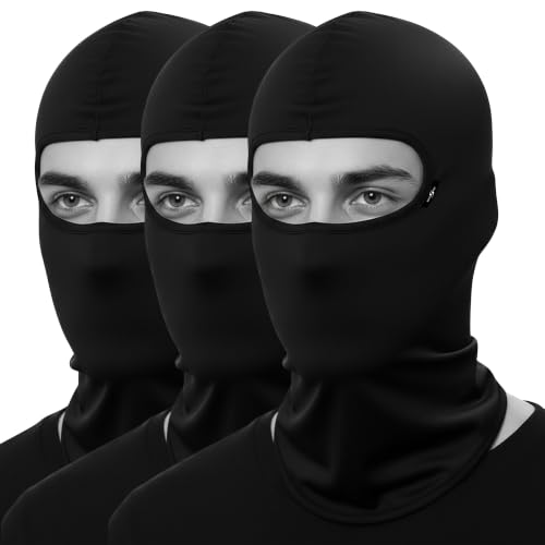Image of Kingsway Reg Balaclava for Bikers | Full Face Mask Motorcycle Helmet Liner for Men and Women | UV & Dust Protection | 4-Way Stretch Quick Dry | Sweat Absorbing