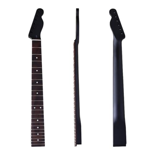 Manche guitare électrique érable noir mat 22 frettes touche palissandre lutherie