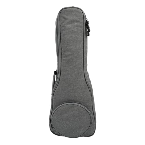 Housse pour ukulélé gris 58,4 cm étui de transport imperméable en coton pour instruments à cordes