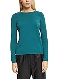 edc by ESPRIT Damen 102CC1I330 Pullover, 370/TEAL Green, S