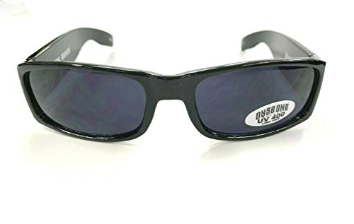 Authentic Shades Black Muerte Skull Roses Sunglasses California Lowrider Locs Style4