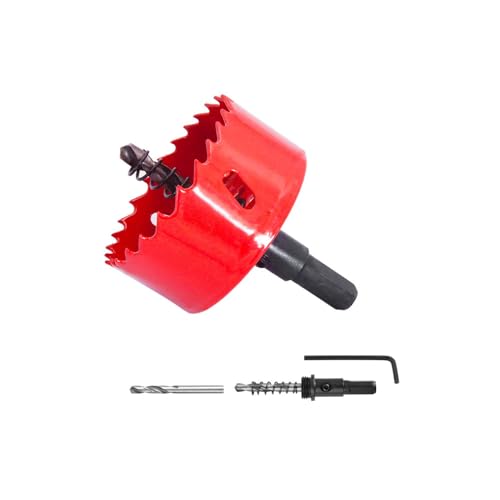 Lhazemu 1pc 3-3/4 (95mm) HSS Bi-Metal Hole Cutter with Pilot Drill Bit Hole Saw for Wood Plastic Drywall Metal Sheet
