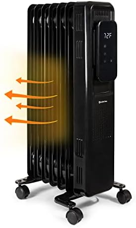Amazon.com: Comfort Zone CZ9010 1,500-Watt Oil-Filled Radiator Heater with  Digital Display, Permanently Sealed, Never Refill, Adjustable Thermostat,  Stay-Cool Handle, Tip-Over Switch u0026 Overheat Protection System : Home u0026  Kitchen