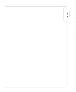 TAページ A to Z Lowercase Alphabet Dividers - ExhibitIndexes.com