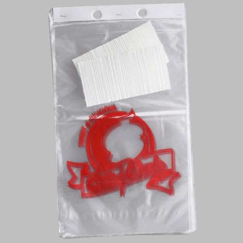 Cotton Candy Supplies Kit - 200 Sets With Plastic Bags (11.5x18.5"), Cones, Sticks & Ties For Parties