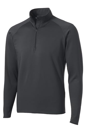 SPORT-TEK Unisex Tall Sport-Wick Stretch Quarter Zip