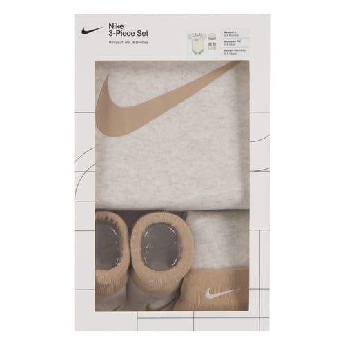 3 Pc Set Bodysuit Hat Bootie Swoosh - vue 6