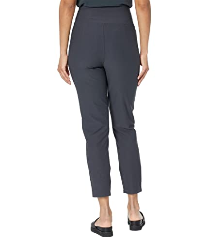 High-Waisted Slim Ankle Pants w/Wide Yoke in Washable Stretch Crepe2