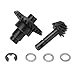 RXZIXYL Heavy Duty Bevel Helical Overdrive Gear RC Car Bevel Gear 8T 24T/27T/30T/33T AR44 for 1/10 RC Rock Crawler Axial SCX10 II Axle Portal Spare Parts (24T 8T)