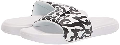 Under Armour Women's Ansa Graphic, White (101)/Black, 11 M Us #TOP7