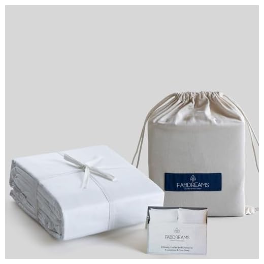 Fabdreams 100% Organic Cotton Percale Weave Twin Size Sheet Set | 300 Thread Count | GOTS Certified | Long Staple Cotton | Cool Crisp Breathable | Fits Upto 17" Deep Pocket | White