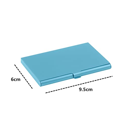 Business Card Carrier Stainless Steel Aluminum Metal Cover 1 Piece Men's Business Card Case, Women's Credit Card Business Card Case Store Business Cards Business Card Holder2