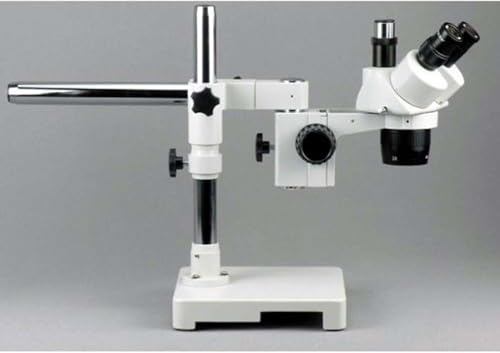 Image of AmScope SW24TX Trinocular Stereo Microscope Head, WH10x Eyepieces, 10X /20X /40X Magnification, 2X /4X Objective, Includes 0.5x Barlow Lens