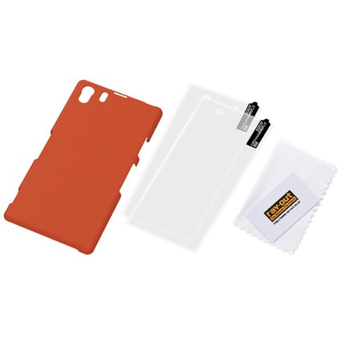 レイ アウト Xperia Z1 SO-01F ケース ラバーコーティング アーバンジャケット オレンジ RT-SO01FC10/O