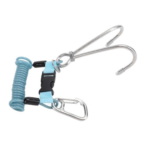 Gancho de buceo en espiral de acero inoxidable con diseño compacto premium 2