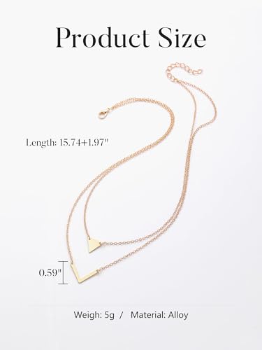 1PC Gold Necklace for Women, Delicate Pendant Jewelry, Fashionable Women's Jewelry for Prom, Layered Necklaces for Women, Elegant Choker Necklace for Special Events4