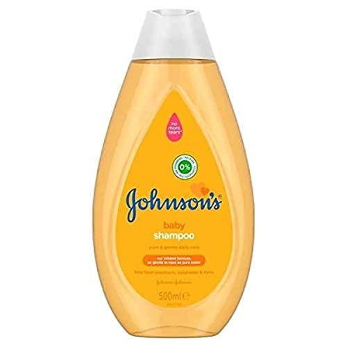JOHNSON'S Baby Shampoo 500ml – Gentle and Mild for Delicate Skin and Everyday Use – pH Balanced for Delicate Skin