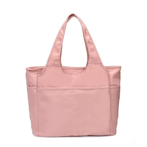 Travel Garment Bags Large Capacity Simple Lightweight Handheld Travel Bag Duffle Bag(Pink,43x19x33cm)