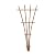 Panacea 83737 48" Brown Wood Fan Trellis