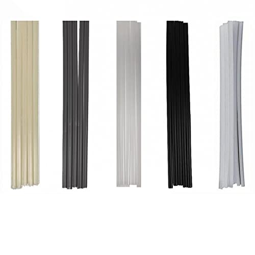 GENDAKO 50 Piezas Varillas para Soldar Plastico, ABS/PVC/PE/PP Varillas de Soldadura para kit de...