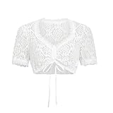 Photo Gallery hausvivo dirndl camicetta da donna in pizzo bianco, a maniche corte, per oktoberfest, elegante scollo a v, adatto per abbigliamento dirndl, bianco, 40 Photo Gallery hausvivo dirndl camicetta da donna in pizzo bianco, a maniche corte, per oktoberfest, elegante scollo a v, adatto per abbigliamento dirndl, bianco, 40