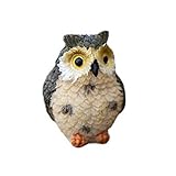 Matériau : la décoration de jardin en forme de hibou est fabriquée en résine, imperméable et antirouille..Il peut être utilisé pendant longtemps.
