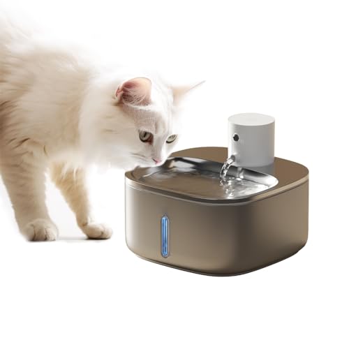 Fuente automática recargable para mascotas de acero inoxidable miniatura 2