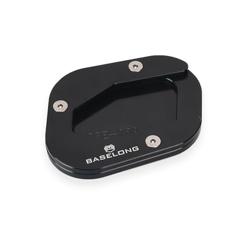 Für BMW R1200GS 2005 2006 2007 2008 2009 2010 2011 2012 Motorräder Seitenständer Fußvergrößerer Pad Ständerverlängerung R 1200 GS(SCHWARZ)