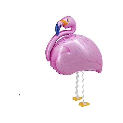 Party Balloons Flamingo Pink Jungle Walking Pet Balloon Animal Airwalker Zoo Farm Foil Balloon Helium Kids Fun Party Toy Cover