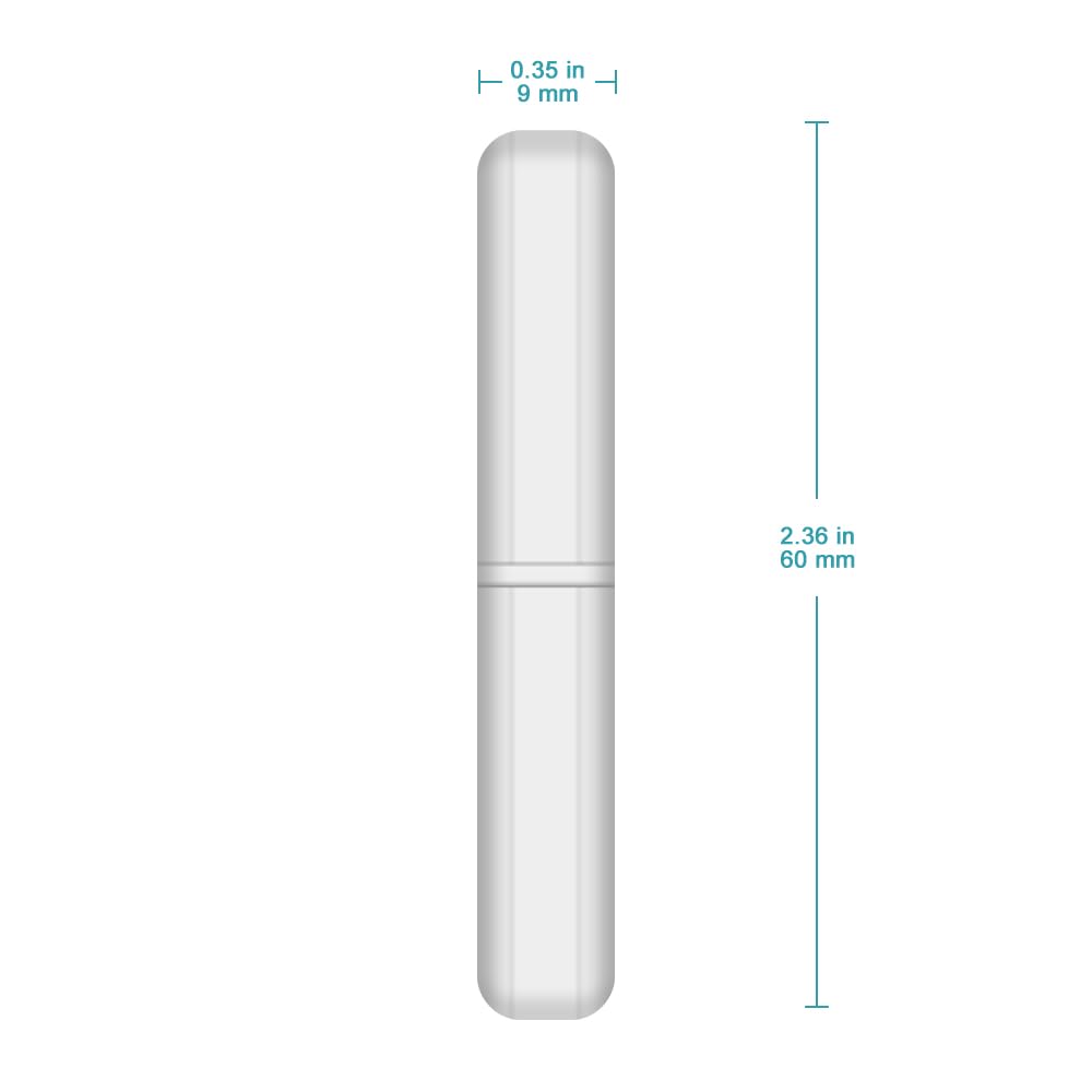 stonylab Magnetische Rührstäbe, 60 mm PTFE-Beschichtete Mischstäbe für Labor-Rührplatten, 5er-Pack