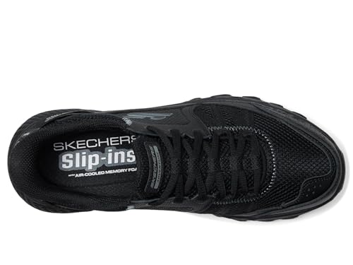 Skechers Men's Dynamite at Escapar Hands Free Slip-in Sneaker,Black/Black,6.5