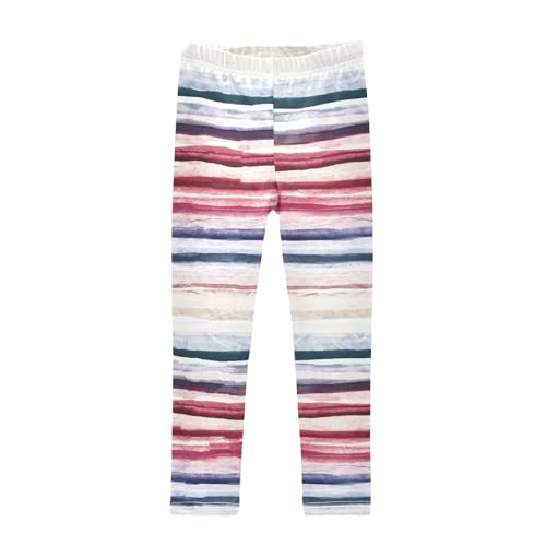 Grunge Stripes Trendy Girls Summer Shorts Cotton Cartwheel Shorts Activewear for Beach