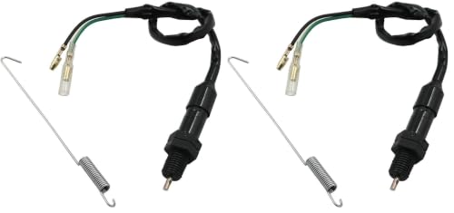 Image of Universal Rear Brake Light Switch with Spring for Motorcycles (Pack of 2)