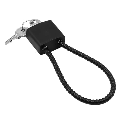 Namvo 3Pcs Heavy Duty Padlock with Key and Wire Rope, Secure Locking System for Gates Sheds, Bikes, and Outdoor Equipment - Image 2