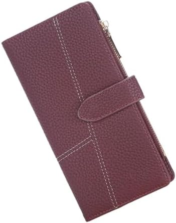 Genuine Leather Wallet Blocking Credit Card Holder Famale image 2