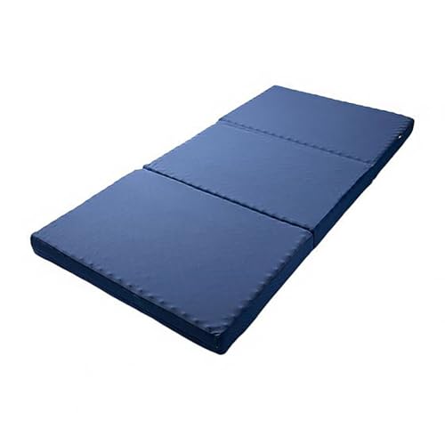 リコメン堂 高反発マットレス セミダブル ライズゼログラビティ 6.0 硬質ウレタン 3つ折り 厚さ6cm 体圧分散 ヘたりにくい トッパー ネイビー