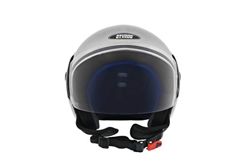 Image of Studds CUB Half Helmet (Silver Grey, L)