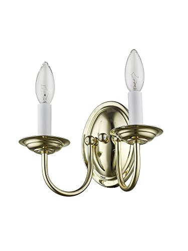 Image of Livex Lighting 4152-07 2-Light Wall Sconce, Bronze