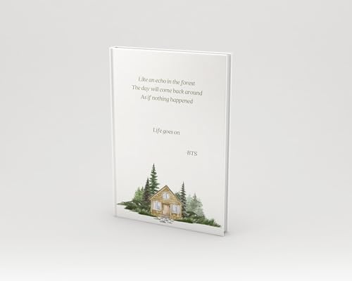 Image of THE UMBRELLA STORE BTS Notebook Diary Notebook | Hardbound Journal with blank papers (Life goes on)